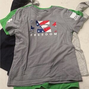 Under Armour Kids Tee with Patriotic Design